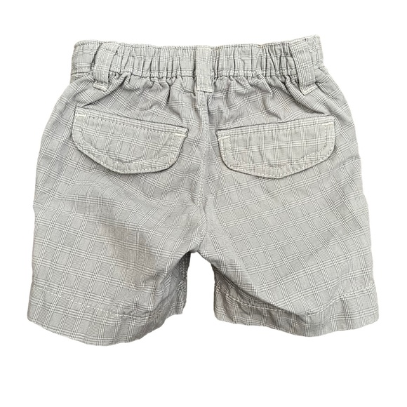 Gap Gray and White Plaid Shorts, Size 3-6 Months - Picture 4 of 4